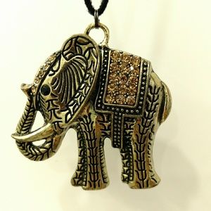 Elephant Pendant Necklace